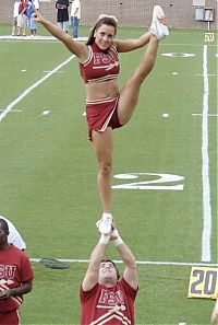 Sport and Fitness: cheerleader girls