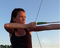 Sport and Fitness: archery girl