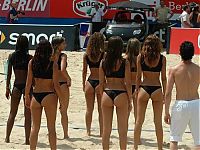 Sport and Fitness: beach volleyball cheerleader girls