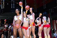 Sport and Fitness: Rick's Cabaret basketball league girls