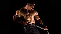 Sport and Fitness: strong bodybuilding man portrait