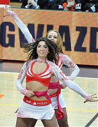 Sport and Fitness: Red Foxes cheerleader girls team, Ukraine