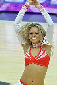 Sport and Fitness: Red Foxes cheerleader girls team, Ukraine