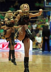 Sport and Fitness: Red Foxes cheerleader girls team, Ukraine