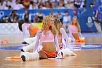 Sport and Fitness: Red Foxes cheerleader girls team, Ukraine