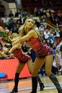 Sport and Fitness: Red Foxes cheerleader girls team, Ukraine