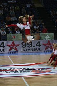 Sport and Fitness: Red Foxes cheerleader girls team, Ukraine