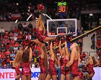 Sport and Fitness: Red Foxes cheerleader girls team, Ukraine