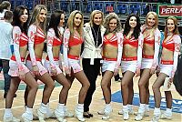 Sport and Fitness: Red Foxes cheerleader girls team, Ukraine