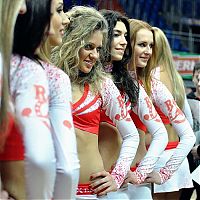 Sport and Fitness: Red Foxes cheerleader girls team, Ukraine