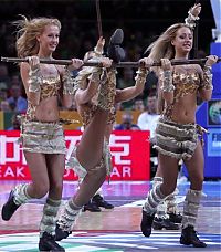 Sport and Fitness: Red Foxes cheerleader girls team, Ukraine