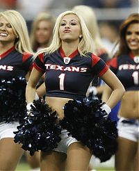 Sport and Fitness: Houston Texans NFL cheerleader girls