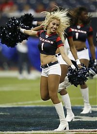 Sport and Fitness: Houston Texans NFL cheerleader girls