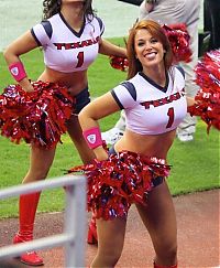 Sport and Fitness: Houston Texans NFL cheerleader girls