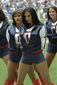 Sport and Fitness: Houston Texans NFL cheerleader girls