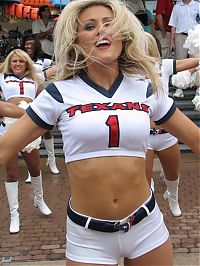 Sport and Fitness: Houston Texans NFL cheerleader girls