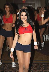 Sport and Fitness: Houston Texans NFL cheerleader girls