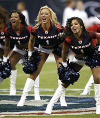 Sport and Fitness: Houston Texans NFL cheerleader girls