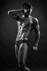 Sport and Fitness: strong bodybuilding man portrait