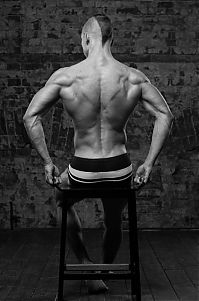 Sport and Fitness: strong bodybuilding man portrait