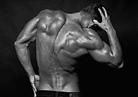 Sport and Fitness: strong bodybuilding man portrait