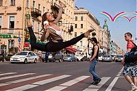 Sport and Fitness: flexible gymnastic girl