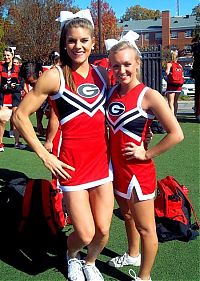 Sport and Fitness: Anna Watson, University of Georgia cheerleader, Athens, Georgia, United States