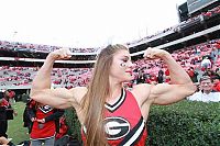 Sport and Fitness: Anna Watson, University of Georgia cheerleader, Athens, Georgia, United States