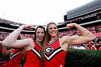 Sport and Fitness: Anna Watson, University of Georgia cheerleader, Athens, Georgia, United States