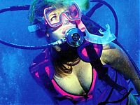 Sport and Fitness: diving girl