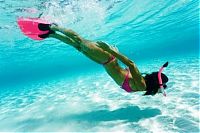 Sport and Fitness: diving girl