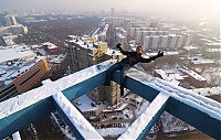 Sport and Fitness: Extreme buildering, Moscow, Russia