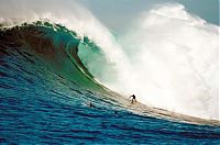 Sport and Fitness: surfing huge waves