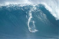 Sport and Fitness: surfing huge waves