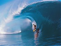 Sport and Fitness: surfing huge waves