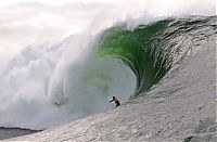 Sport and Fitness: surfing huge waves