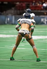 Sport and Fitness: Lingerie Bowl girls