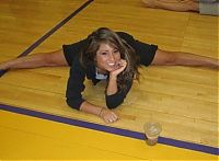 Sport and Fitness: flexible gymnastic girl