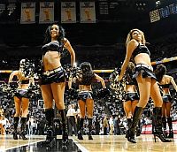 Sport and Fitness: San Antonio Spurs NBA cheerleader girls