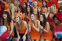 Sport and Fitness: uefa euro 2012 football fan girls