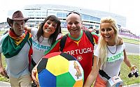 Sport and Fitness: uefa euro 2012 football fan girls