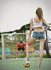 Sport and Fitness: uefa euro 2012 football fan girls