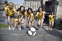 Sport and Fitness: uefa euro 2012 football fan girls