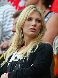 Sport and Fitness: uefa euro 2012 football fan girls