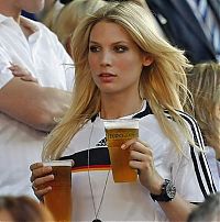 Sport and Fitness: uefa euro 2012 football fan girls