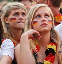 Sport and Fitness: uefa euro 2012 football fan girls