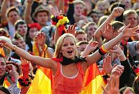 Sport and Fitness: uefa euro 2012 football fan girls