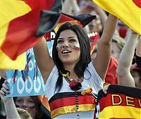 Sport and Fitness: uefa euro 2012 football fan girls