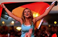 Sport and Fitness: uefa euro 2012 football fan girls