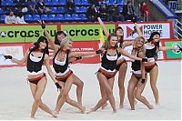 Sport and Fitness: beach volleyball cheerleader girls